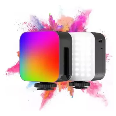 Luz De Vídeo Rgb Iluminador Mini Led Pra Câmera Panel Led