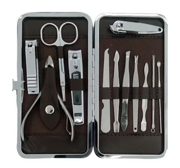 Kit Portátil de Manicure com Cortador de Unhas, Pinça e Tesoura - Image 4