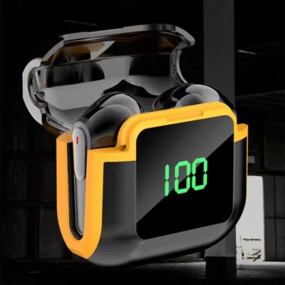 Fones de Ouvido Bluetooth 5.3 com Display LED e Toque Inteligente – Alta Qualidade